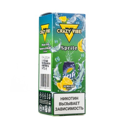 MK Жидкость Crazy Vibe Premium Sprite 2% 30 мл PG 50 | VG 50