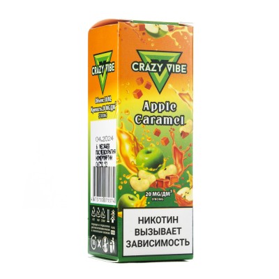 MK Жидкость Crazy Vibe Premium Apple Caramel 2% 30 мл PG 50 | VG 50