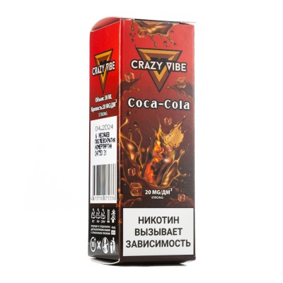 MK Жидкость Crazy Vibe Premium Coca Cola 2% 30 мл PG 50 | VG 50