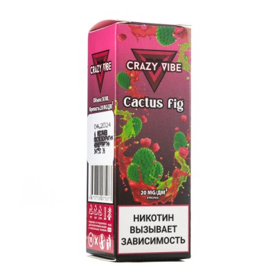 MK Жидкость Crazy Vibe Premium Cactus Fig 2% 30 мл PG 50 | VG 50