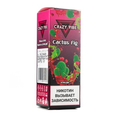 MK Жидкость Crazy Vibe Cactus Fig 2% 30 мл PG 50 | VG 50