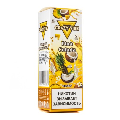 MK Жидкость Crazy Vibe Pina Colada 2% 30 мл PG 50 | VG 50