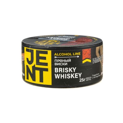 Табак JENT Alcohol Line Brisky Whiskey (Пряный Виски) 25 г