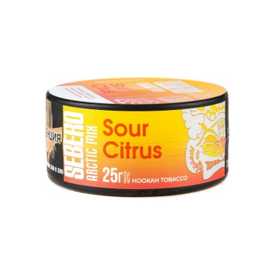 Табак Sebero Arctic Mix Sour Citrus (Апельсин Лимончелло Вишня Ревень Арктик) 25 г