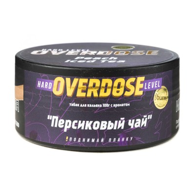 Табак Burn Overdose Peach Iced Tea (Персиковый чай) 100 г