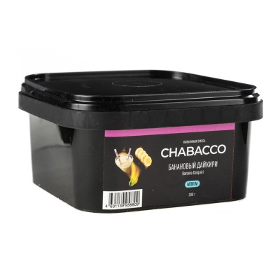 МК Кальянная смесь Chabacco Medium Banana daiquiri (Банановый дайкири) 200 г