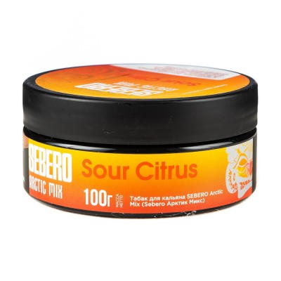 Табак Sebero Arctic Mix Sour Citrus (Лимон Вишня Ревень Апельсин Арктик) 100 г