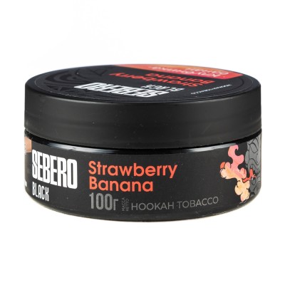 Табак Sebero Black Strawberry Banana (Клубника банан) 100 г