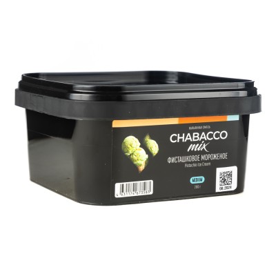 МК Кальянная смесь Chabacco Mix Medium Pistachio Ice Cream (Фисташковое Мороженое) 200 г