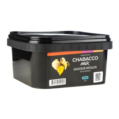 МК Кальянная смесь Chabacco Mix Medium Banana Milkshake (Банановый Милкшейк) 200 г