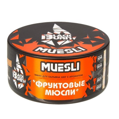 Табак Burn Black Muesli (Фруктовые мюсли) 100 г