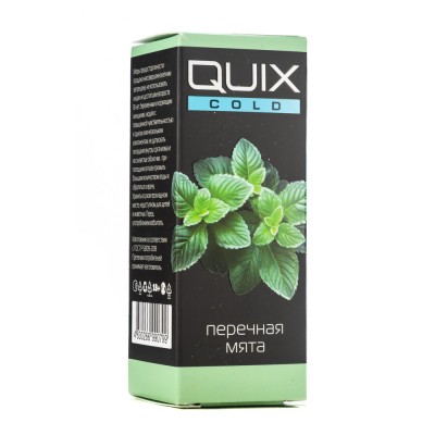 МК Жидкость QUIX Cold Перечная Мята 0% 28 мл PG 50 | VG 50