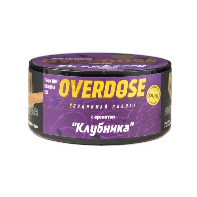 Табак Burn Overdose Strawberry (Клубника) 25 г