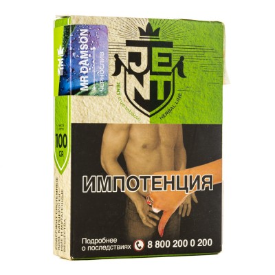 Табак JENT Herbal Line Mr Damson (Чернослив) 100 г