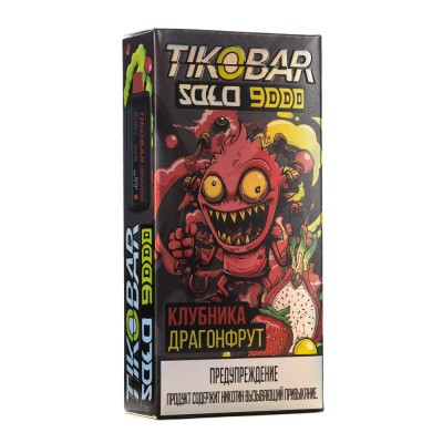 MK Одноразовая Электронная Сигарета TIKOBAR Solo Red Mamba (Клубника Драгонфрут) 9000 Затяжек