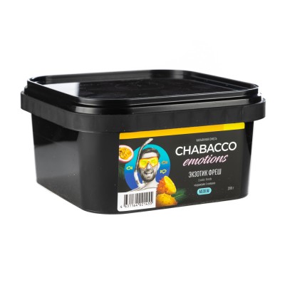 МК Кальянная смесь Chabacco Emotions Medium Экзотик Фреш (Маракуйя кивано) 200 г