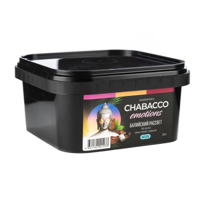 МК Кальянная смесь Chabacco Emotions Medium Балийский Рассвет (Какао Молоко Пряности) 200 г