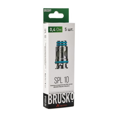 Упаковка Испарителей Brusko Feelin SPL 10 0.4 ohm (В упаковке 5 шт)