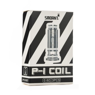 Упаковка испарителей Smoant P1 0.6 oml (в упаковке 3 шт.) (Подходит для Pasito mini)