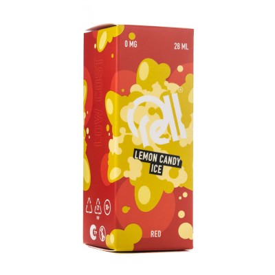 МК Жидкость Rell Low Cost Salt Lemon Candy Ice (Освежающие лимонные леденцы) 0% 28 мл PG 50 | VG 50