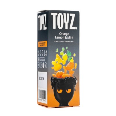 MK Жидкость Suprime Toyz Orange Lemon Mint (Апельсин лимон мята) Salt 2% strong 30 мл PG 50 | VG 50