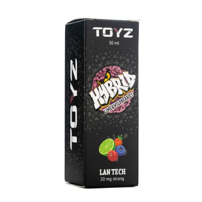 MK Жидкость Suprime Toyz Hybrid Lime Wildberries (Лайм лесные ягоды) Salt 2% strong 30 мл PG 50 | VG 50