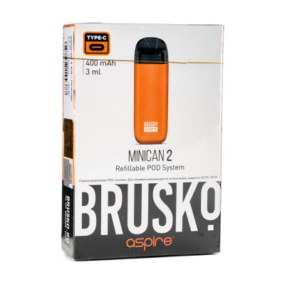 Pod система Brusko minican 2 400 mAh Оранжевая