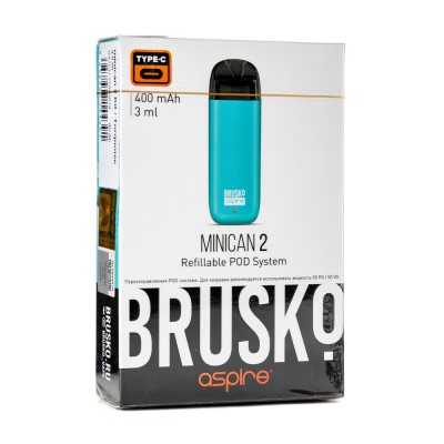 Pod система Brusko minican 2 400 mAh Бирюзовый