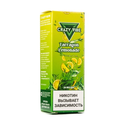 MK Жидкость Crazy Vibe Tarragon Lemonade 2% 10 мл PG 50 | VG 50