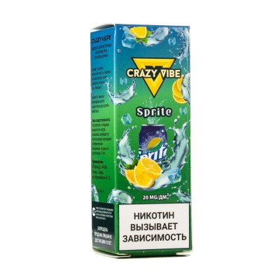 MK Жидкость Crazy Vibe Sprite 2% 10 мл PG 50 | VG 50