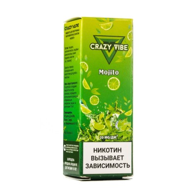 MK Жидкость Crazy Vibe Mojito 2% 10 мл PG 50 | VG 50