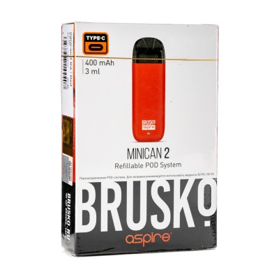 Pod система Brusko minican 2 400 mAh Красный