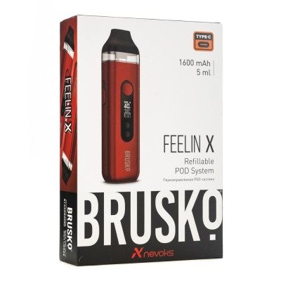 Pod система Brusko Feelin X 1600 mAh Красный