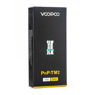 Упаковка испарителей Voopoo PnP TM2 0.8 ohm Coil (в упаковке 5 шт)