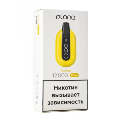 МК Одноразовая электронная сигарета Plonq Ultra Ананас 12000 затяжек