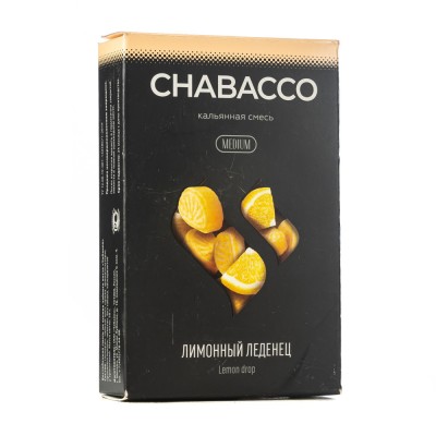 Кальянная смесь Chabacco Medium Lemon Drop (Лимонный леденец) 50 г ТП