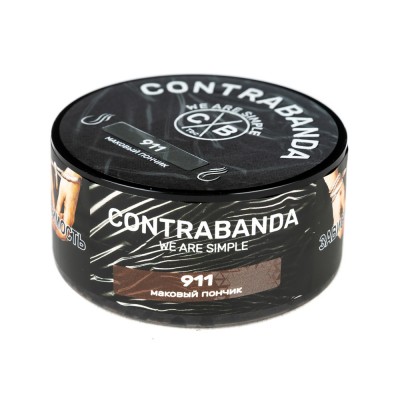 Табак CONTRABANDA Nine One One (Маковый Пончик) 25 г