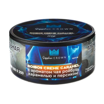 Табак Sapphire Crown Roibos Creme Caramel (Чай ройбуш карамель и персик) 100 г