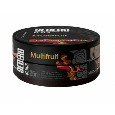 Табак Sebero Black Multifruit (Сок Мультифрукт) 25 г