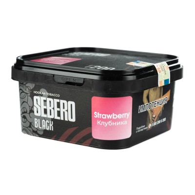 Табак Sebero Black Strawberry (Клубника) 200 г