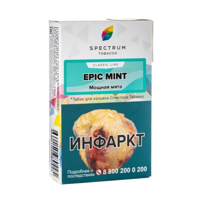 Табак Spectrum Epic mint (Мощная мята) 40 г